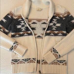 Faherty Cream Knit Sweater